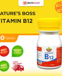 NATURE'S BOSS VITAMIN B12 SUPLEMEN KESEHATAN ISI 50