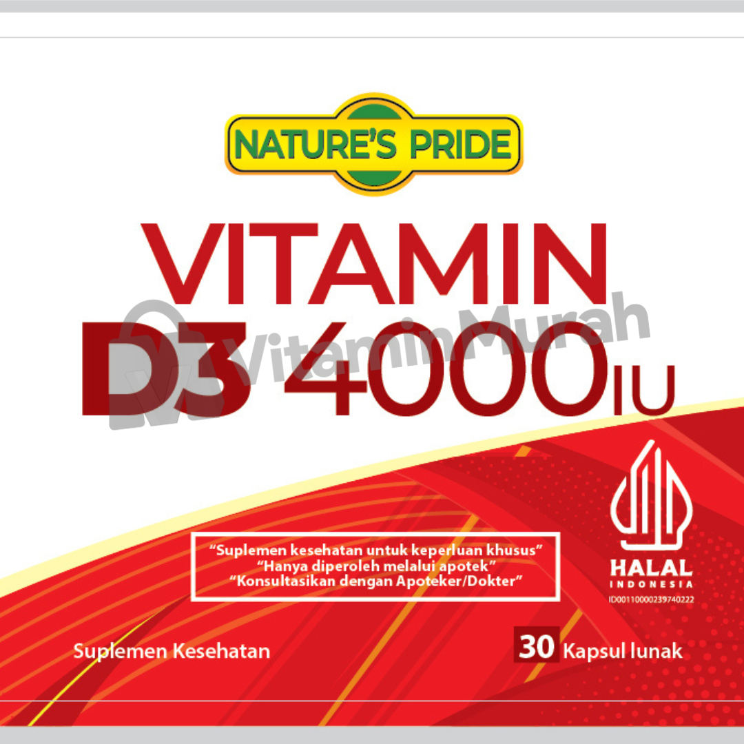 NATURE'S PRIDE VITAMIN D3 4000 IU - Gambar 3