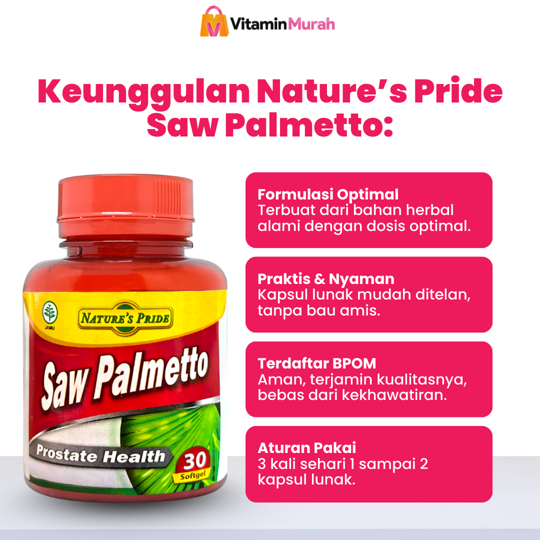 NATURE'S PRIDE SAW PALMETTO - Gambar 6