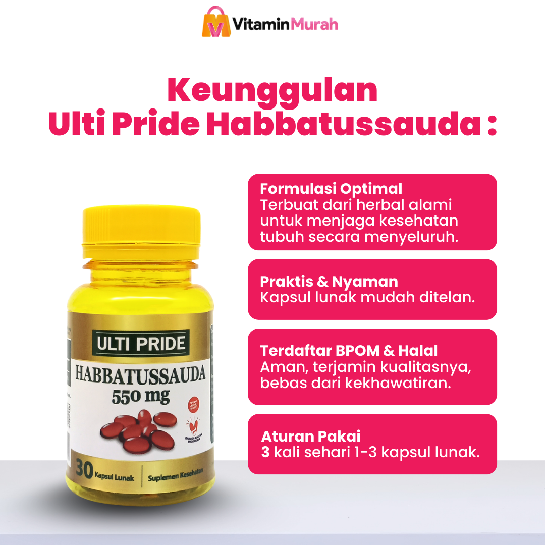 ULTI PRIDE HABBATUSSAUDA 550 MG - Gambar 6