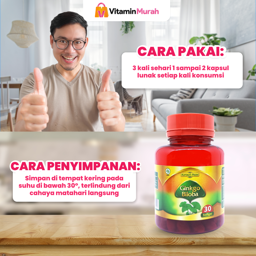 NATURE'S PRIDE GINKGO BILOBA 40MG - Gambar 7
