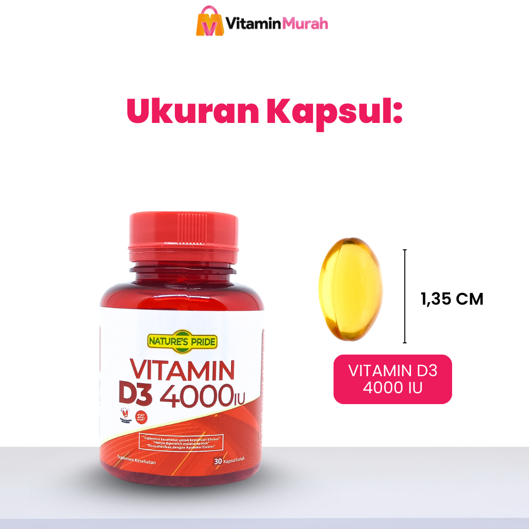 NATURE'S PRIDE VITAMIN D3 4000 IU - Gambar 8