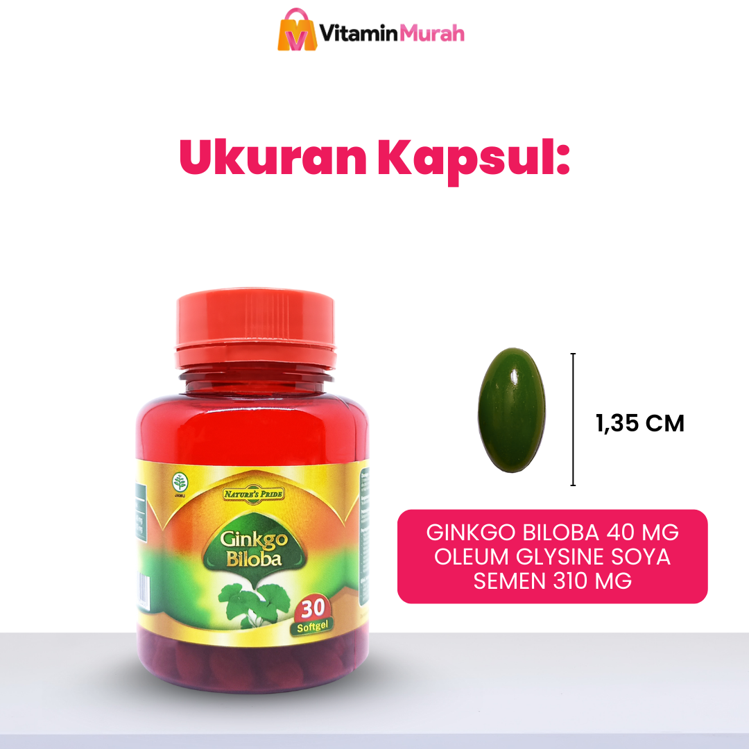 NATURE'S PRIDE GINKGO BILOBA 40MG - Gambar 8