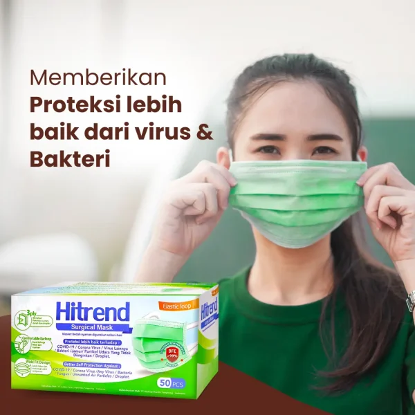 HITREND SURGICAL MASK - Gambar 2