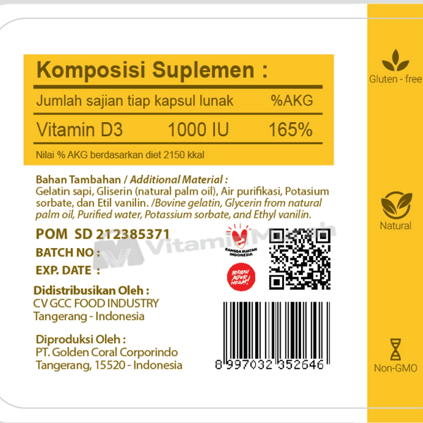ULTIGAR VITAMIN D3 1000 IU - Image 4