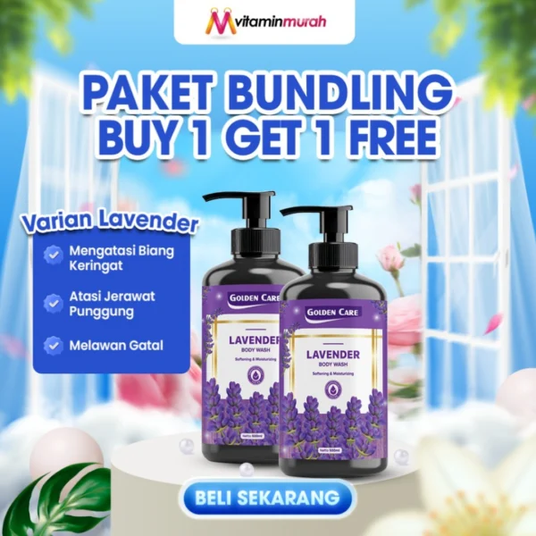 BUY 1 GET 1 GOLDEN CARE BODY WASH (STRAWBERRY, PEACH, LAVENDER)