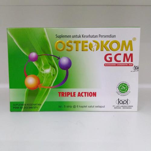 OSTEOKOM SUPLEMEN UNTUK KESEHATAN PERSENDIAN 1 LEMBAR ISI 6 KAPLET