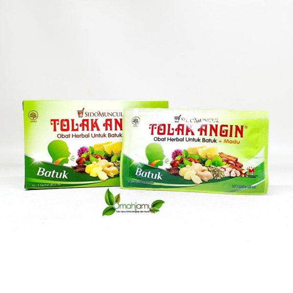 TOLAK ANGIN BATUK HERBAL PLUS MADU 1 BOX ISI 5 SACHET 15ML