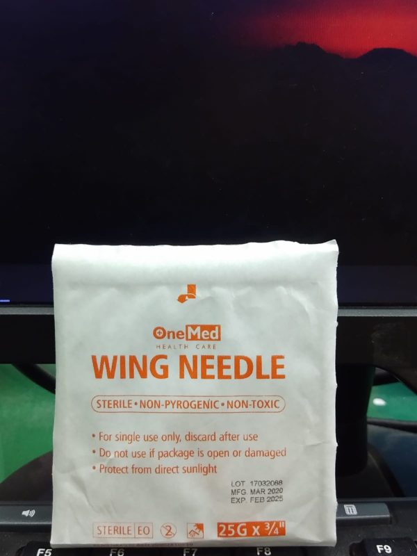 WING NEEDLE STERILE EO 25G X 34 DARI ONEMED 1 PCS