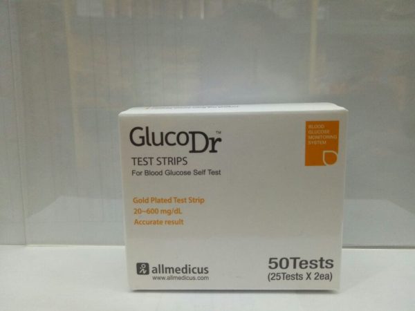 GLUCO DR  BIO SENSOR  TEST STRIP GULA DARAH ISI 50 STRIP