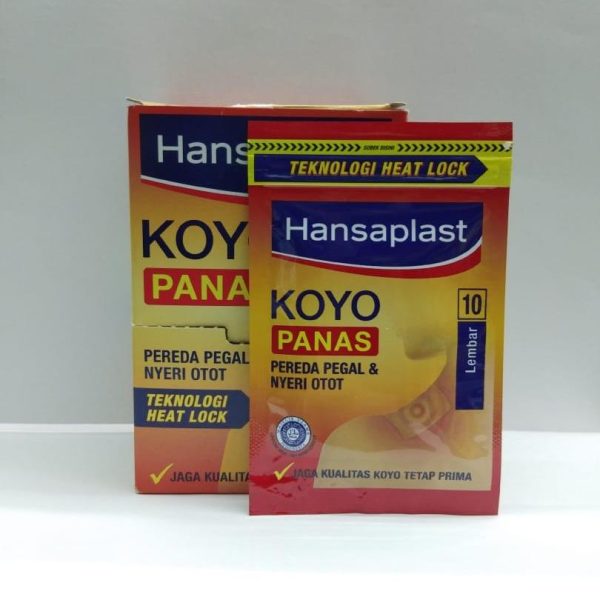 HANSAPLAST KOYO PANAS PEREDA PEGAL DAN NYERI OTOT 1 SACHET ISI 10 LEMBAR