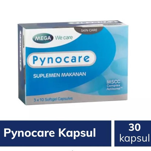 PYNOCARE SUPLEMEN MAKANAN 1 BOX ISI 30 SOFTGEL CAPSULES DARI MEGA WE CARE