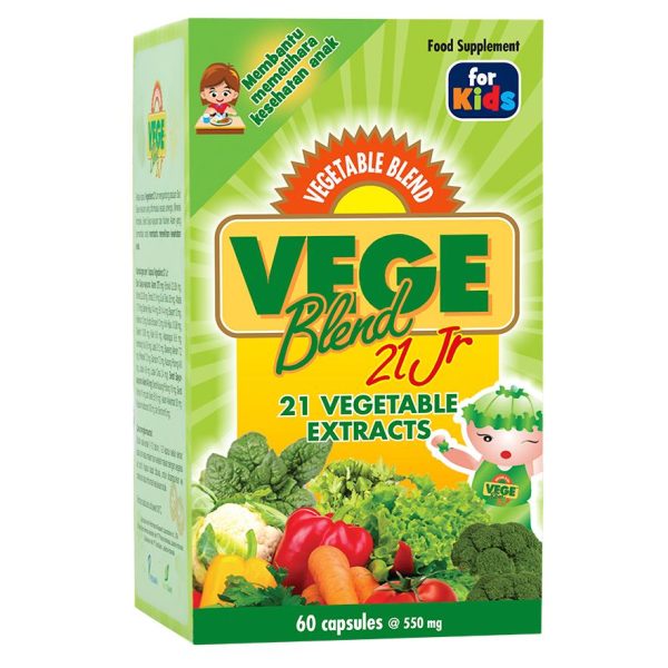 VEGEBLEND 21 JR ISI 60 KAPSUL 21 VEGETABLES EXTRACTS