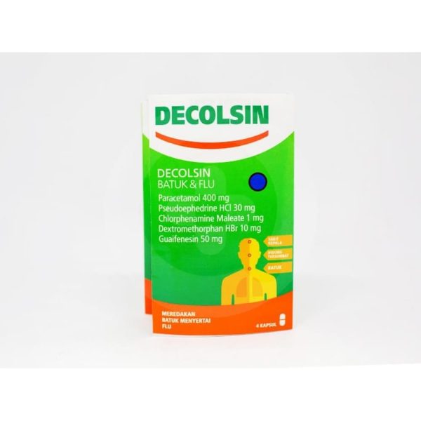 DECOLSIN BATUK DAN FLU ISI 4 KAPSUL
