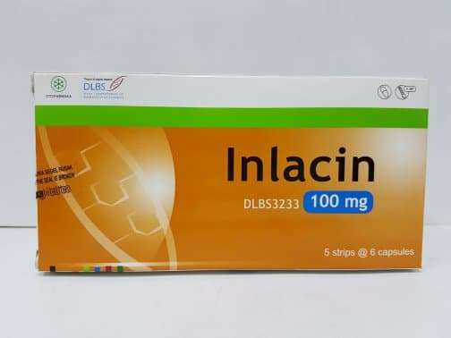 INLACIN 100MG 1 STRIP ISI 6 CAPSULES