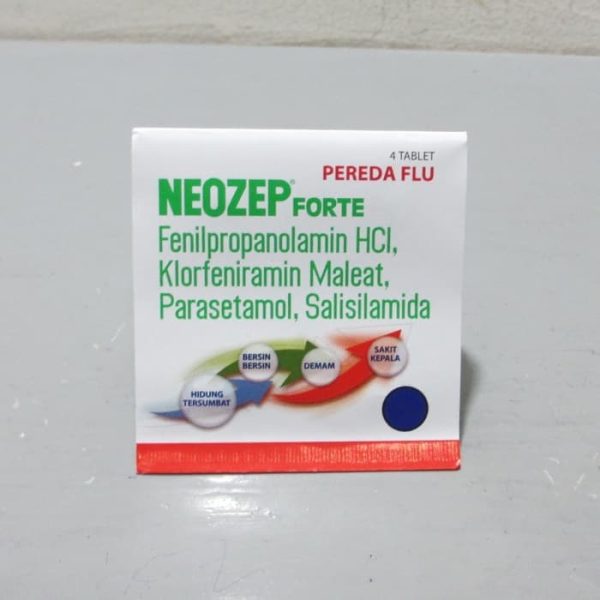 NEOZEP FORTE PEREDA FLU ISI 4 TABLET