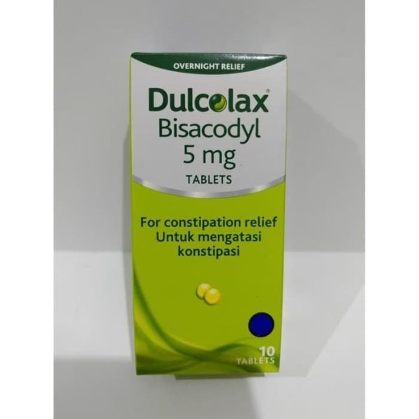 DULCOLAX TABLET UNTUK MENGATASI KONSTIPASI 1 STRIP ISI 10 TABLET