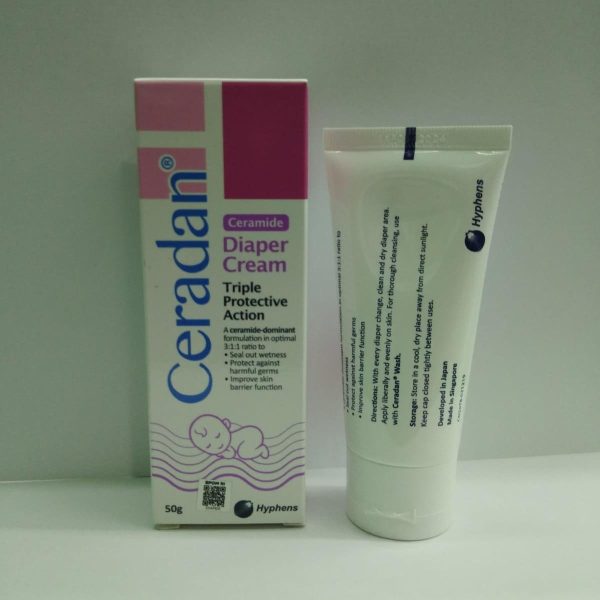 CERADAN CERAMIDE DIAPER CREAM TRIPLE PROTECTIVE ACTION ISI 50 GR