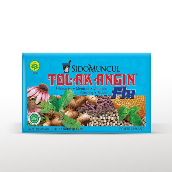 TOLAK ANGIN FLU 1 BOX ISI 12 SACHET  SIDOMUNCUL