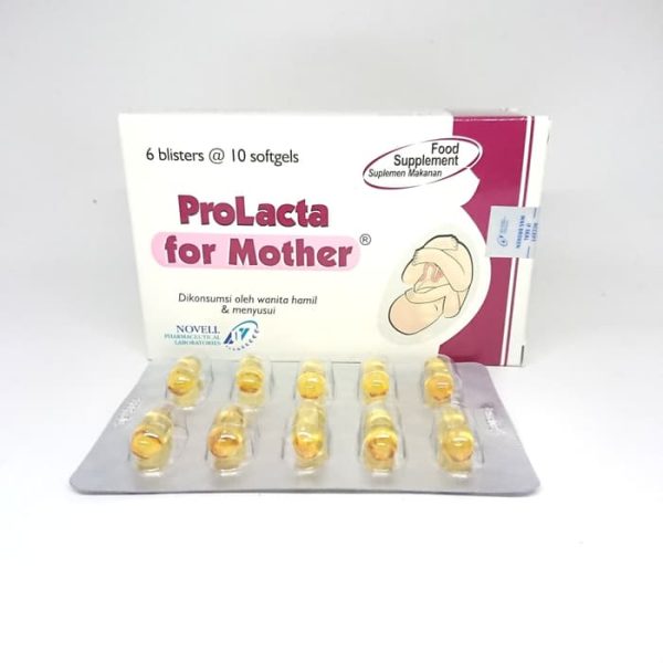 PROLACTA FOR MOTHER SUPLEMEN MAKANAN 1 BLISTER ISI 10 SOFTGELS