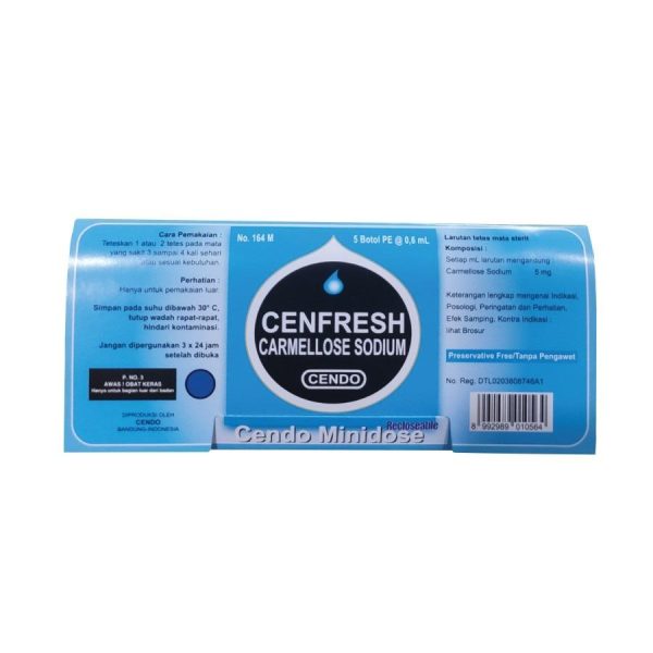 CENDO CENFRESH MINIDOSE 5 BOTOL PE  06 ML