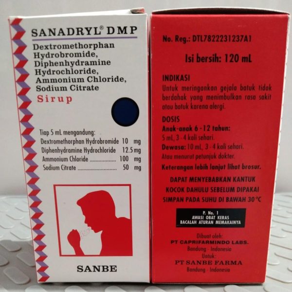 SANADRYL DMP SIRUP ISI 120 ML