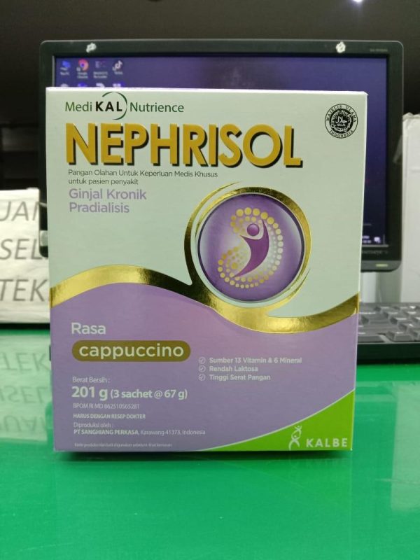NEPHRISOL CAPPUCCINO 1 BOX ISI 210 GRAM