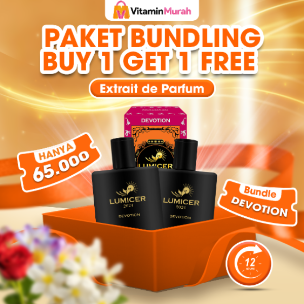 LUMICER DEVOTION PARFUM – PAKET HEMAT 2 BOTOL | EXTRAIT DE PARFUM | WANGI TAHAN LAMA & ELEGAN