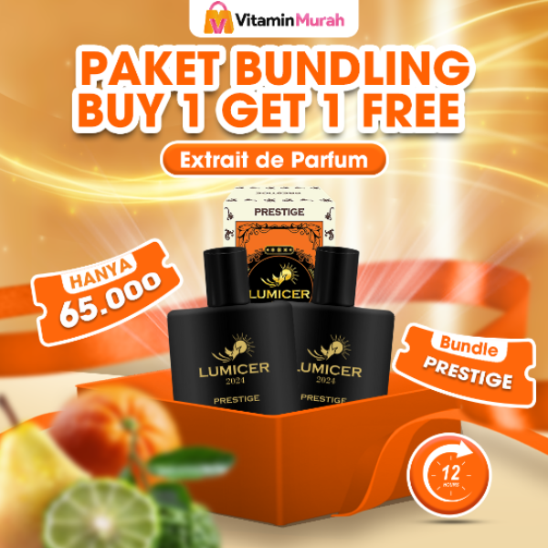 LUMICER PRESTIGE PARFUM – PAKET HEMAT 2 BOTOL | EXTRAIT DE PARFUM | WANGI TAHAN LAMA