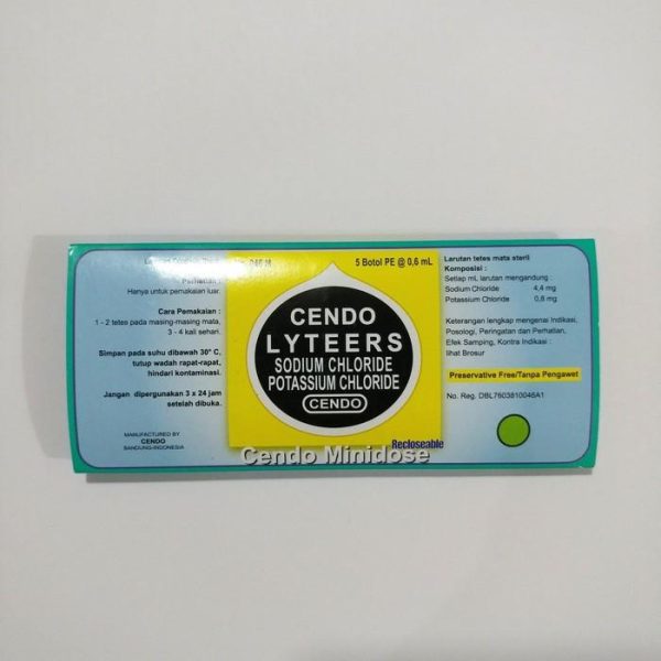 LYTEERS CENDO MINIDOSE  5X06MLSTRIP