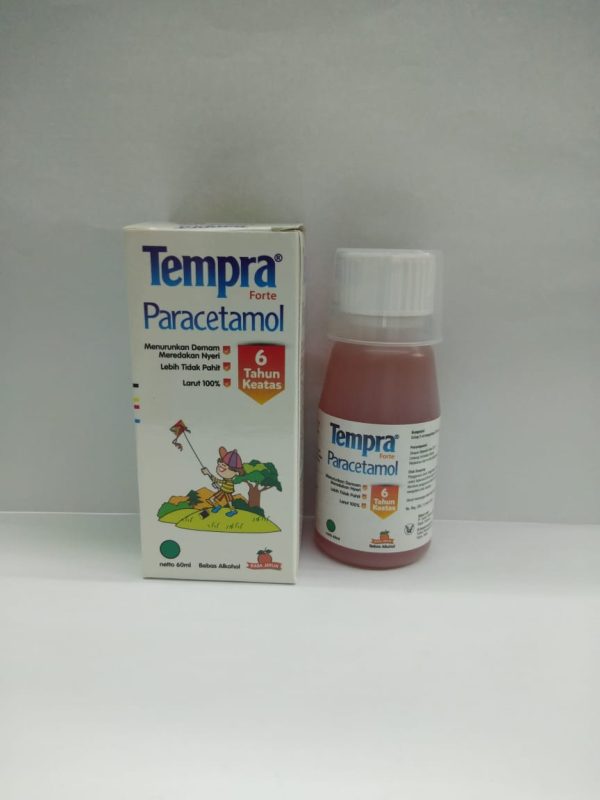 TEMPRA FORTE SYRUP MENURUNKAN PANAS MEREDAKAN NYERI 60ML