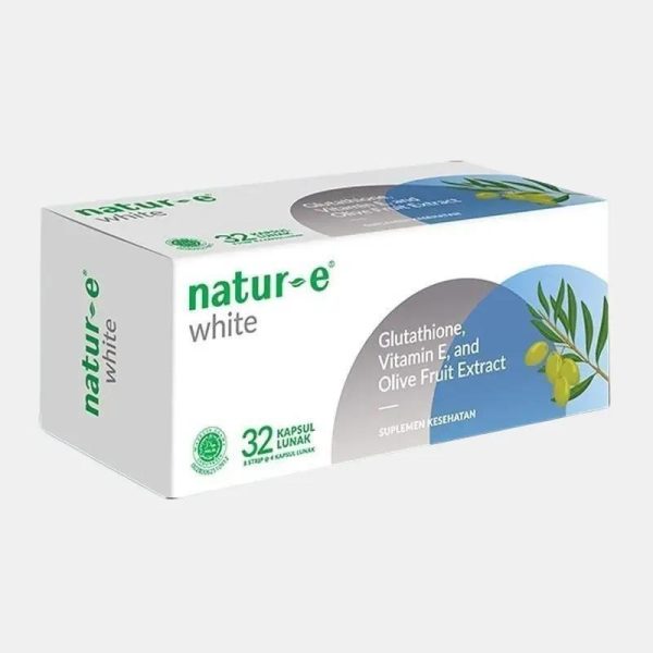 NATURE WHITE 1 BOX ISI 32 KAPSUL LUNAK  SUPLEMEN KESEHATAN