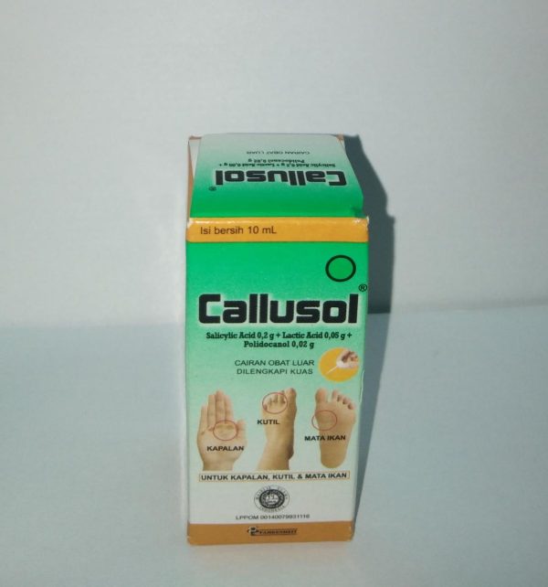 CALLUSOL 10MLOBAT TETES UNTUK KUTIL DAN KAPALAN