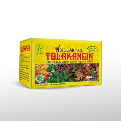 TOLAK ANGIN OBAT HERBAL UNTUK MASUK ANGIN  MADU 1 BOX ISI 12 SACHET 15ML