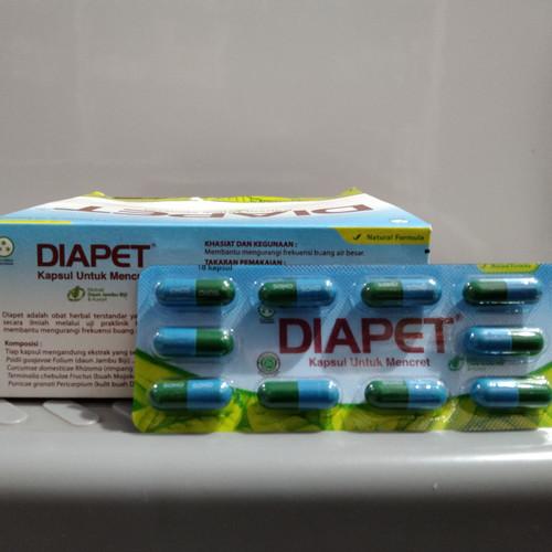 DIAPET KAPSUL UNTUK MENCRET 1 BLISTER ISI 10 KAPSUL