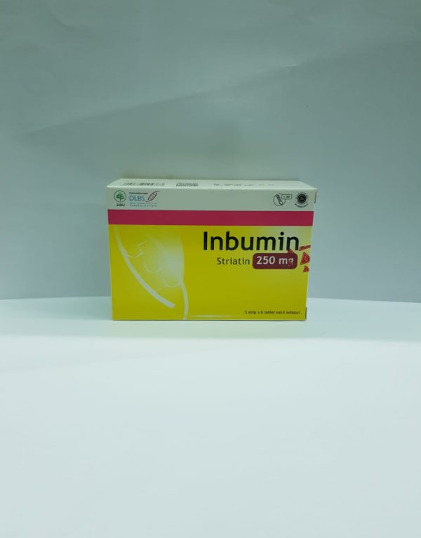 INBUMIN STRIATIN 250 MG 1 BOX ISI 30 TABLET SALUT SELAPUT