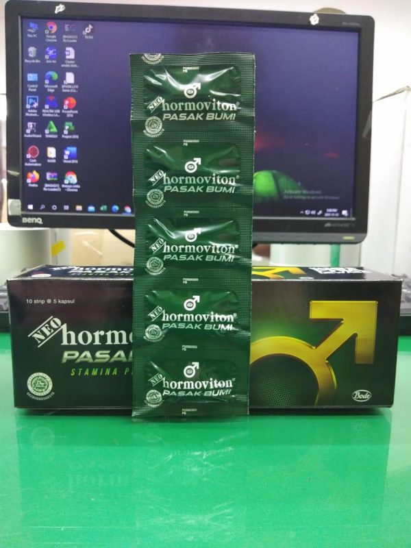 NEO HORMOVITON PASAK BUMI STAMINA PRIA DEWASA 1 LEMBAR ISI 5 KAPSUL