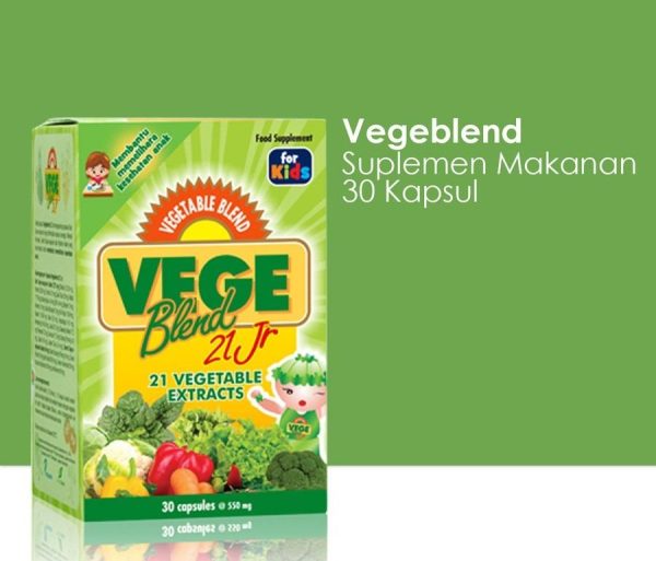 VEGEBLEND 21 JR 1 BOX ISI 30 KAPSUL FOR KIDS