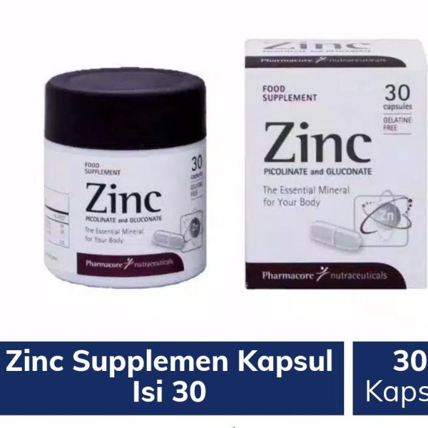 ZINC PICOLINATE AND GLUCONATE ISI 30 CAPSULES