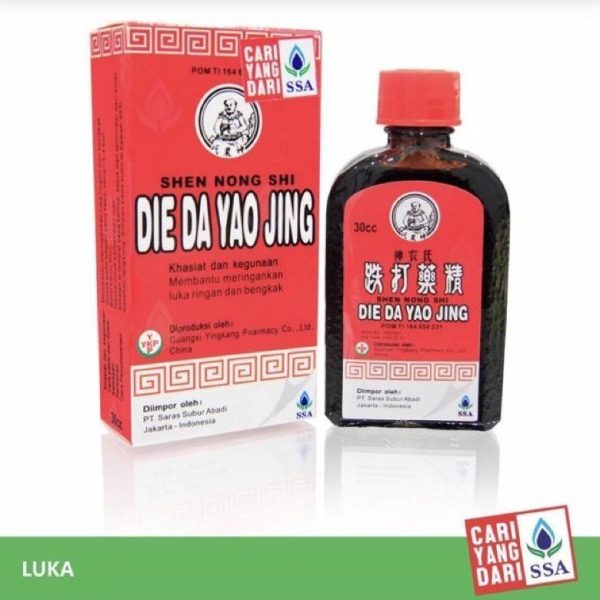 DIE DA YAO JING ISI 30 CC MEMBANTU MERINGANKAN LUKA RINGAN DAN BENGKAK