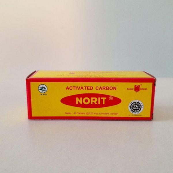 NORIT KARBON AKTIF 1 BOTOL ISI 40 TABLET 125MG