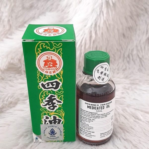 MEDICATED OIL 12 ML SHEN NONG SI FOUR SEASON