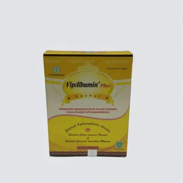 PLUS VIPALBUMIN SACHET 1 BOX ISI 3 SACHET 15 GR