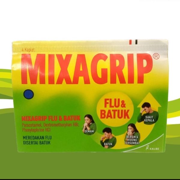MIXAGRIP FLU BATUK 1 LEMBAR ISI 4 KAPLET