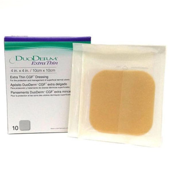 DUODERM EXTRA THIN 10CM X 10CM 4 IN X 4 IN ISI 1 SHEET