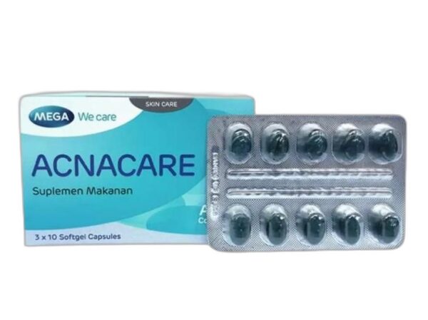 ACNACARE SUPLEMEN MAKANAN 1 BOX ISI 30 SOFTGEL CAPSULES