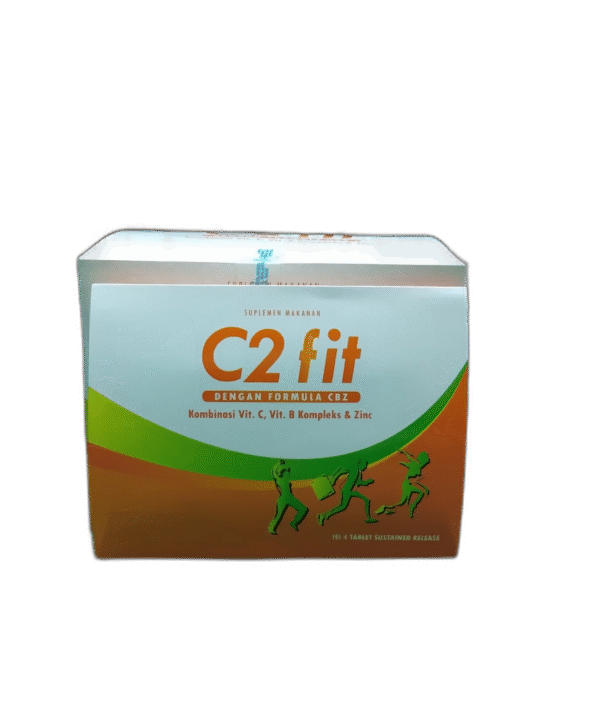 C2 FIT SUPLEMEN MAKANAN DENGAN FORMULA CBZ 1 LEMBAR ISI 4 TABLET SUSTAINED RELEASE