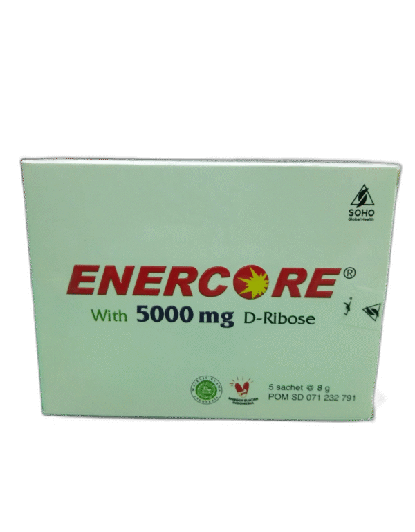 ENERCORE WITH 5000 MG D RIBOSE 1 BOX ISI 5 SACHET 8GR