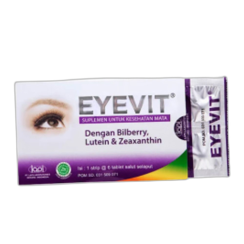 EYEVIT SUPLEMEN UNTUK KESEHATAN MATA 1 STRIP ISI 6 TABLET