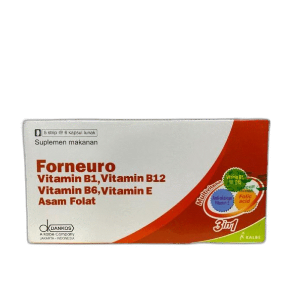 FORNEURO SUPLEMEN KESEHATAN 1 LEMBAR ISI 6 KAPSUL LUNAK